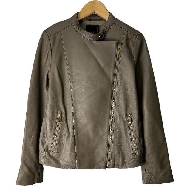 18SS スピック&スパン Noble ソフトラムレザー ライダース ブルゾン  