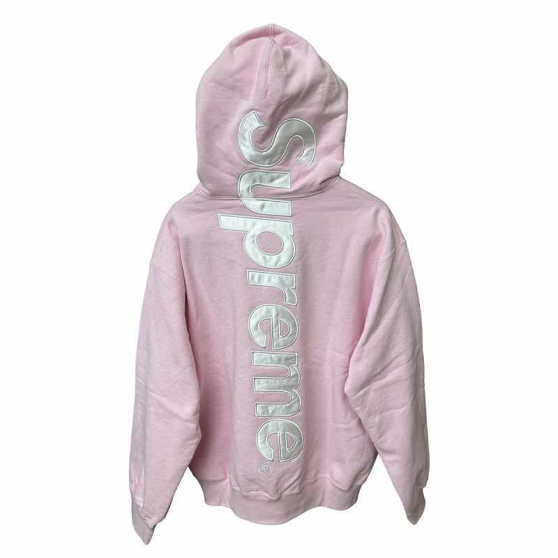 シュプリーム SUPREME 23AW Satin Applique Hooded Sweatshirt サテン 