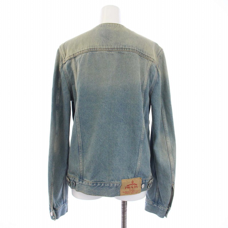 プラダ PRADA 23SS Denim blouson jacket デニム ブルゾン