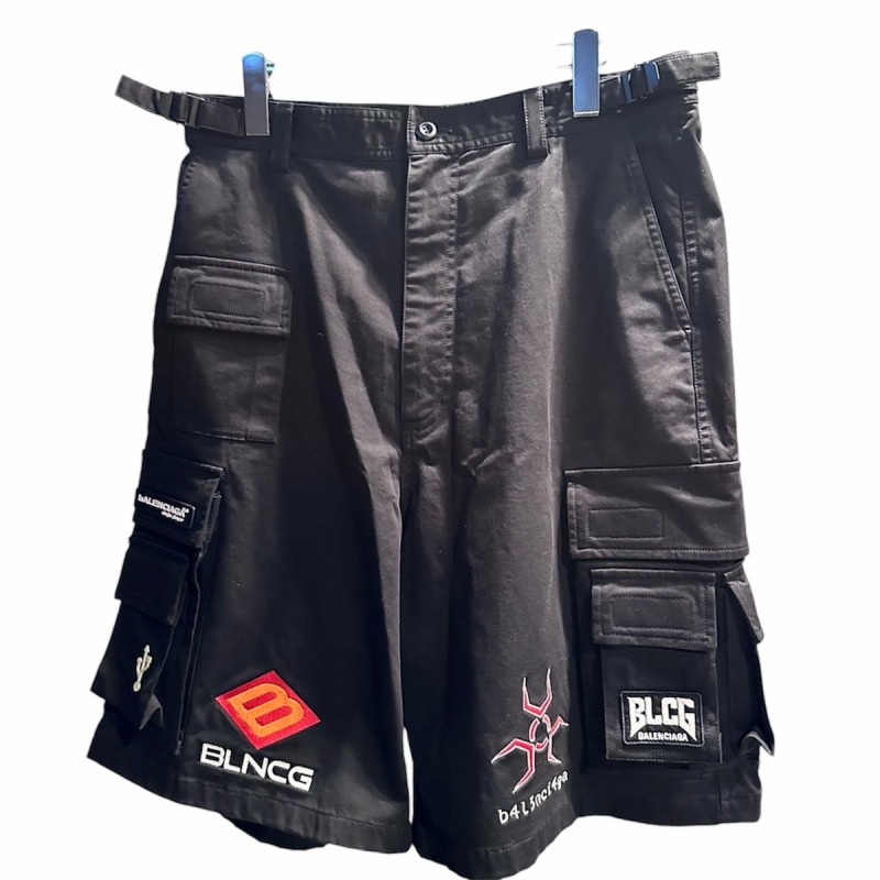 バレンシアガ BALENCIAGA 21AW GAMER SHORTS ゲーマー ハーフパンツ 