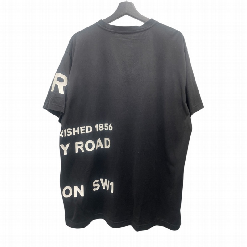 美品 BURBERRY バーバリー ホースフェリー ロゴ Tシャツ ブラックXS
