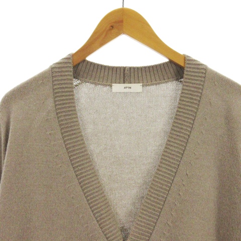 エイトン ATON 22AW ALPACA WASHI オーバーサイズカーディガン