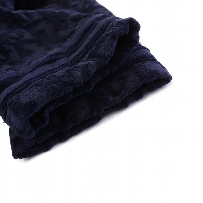 Dior HOMME / 21AW/オブリーク柄パイルガウンコート/コート/M/コットン/BLU/総柄/033B360BB023 ディオールオム Dior HOMME 21AW オブリーク パイルガウンコート