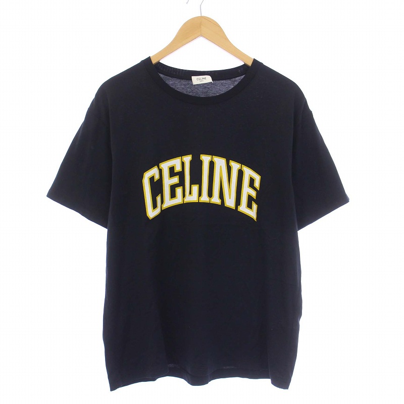 CELINE セリーヌ ロゴプリント 半袖 ルーズ Tシャツ