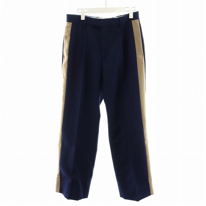グッチ GUCCI FLUID DRILL TROUSERS サイドライン フルイド グッチ GUCCI FLUID DRILL TROUSERS サイドライン フルイド