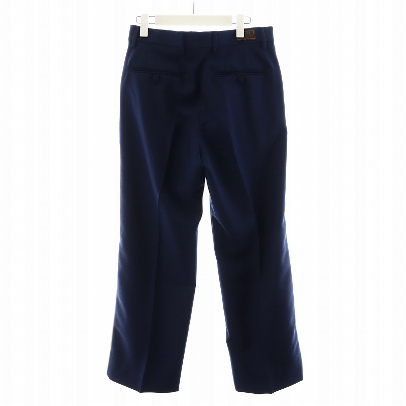 グッチ GUCCI FLUID DRILL TROUSERS サイドライン フルイド