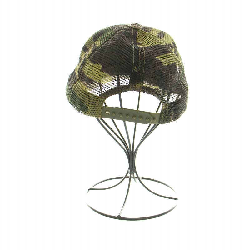【正規品】クロムハーツ　トラッカーキャップ　CHパッチクロスボール　カモフラ柄 クロムハーツ CHROME HEARTS トラッカーキャップ TRUCKER CAP CHパッチ