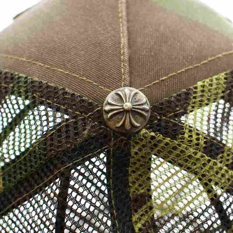 【正規品】クロムハーツ　トラッカーキャップ　CHパッチクロスボール　カモフラ柄 クロムハーツ CHROME HEARTS トラッカーキャップ TRUCKER CAP CHパッチ