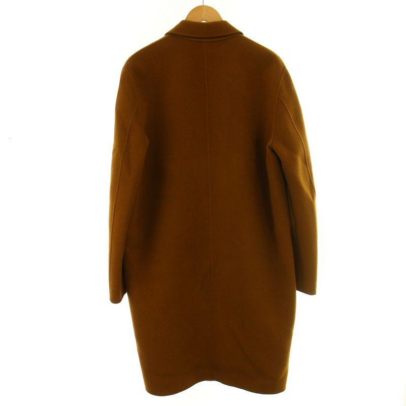 Acne アクネ 54 キャメル シングルブレスト チェスターコート