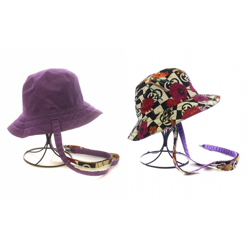 GUCCI 花柄バケットハット 帽子 メンズ レディース