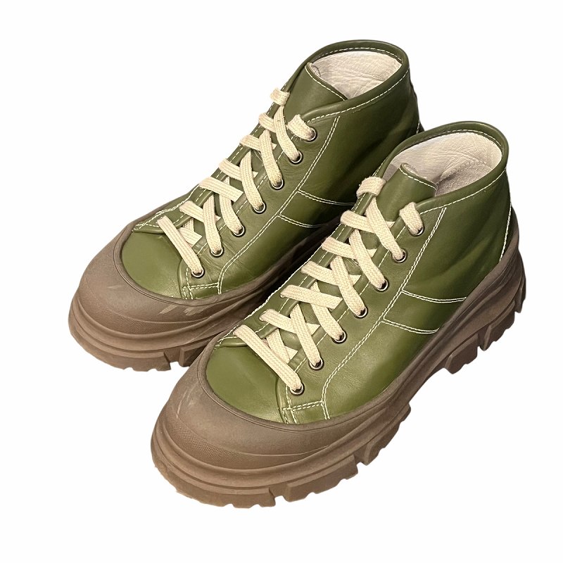 ソフィードール SOFIE D'HOORE FAIRWAY CHUNKY SOLE LEATHER SNEAKER