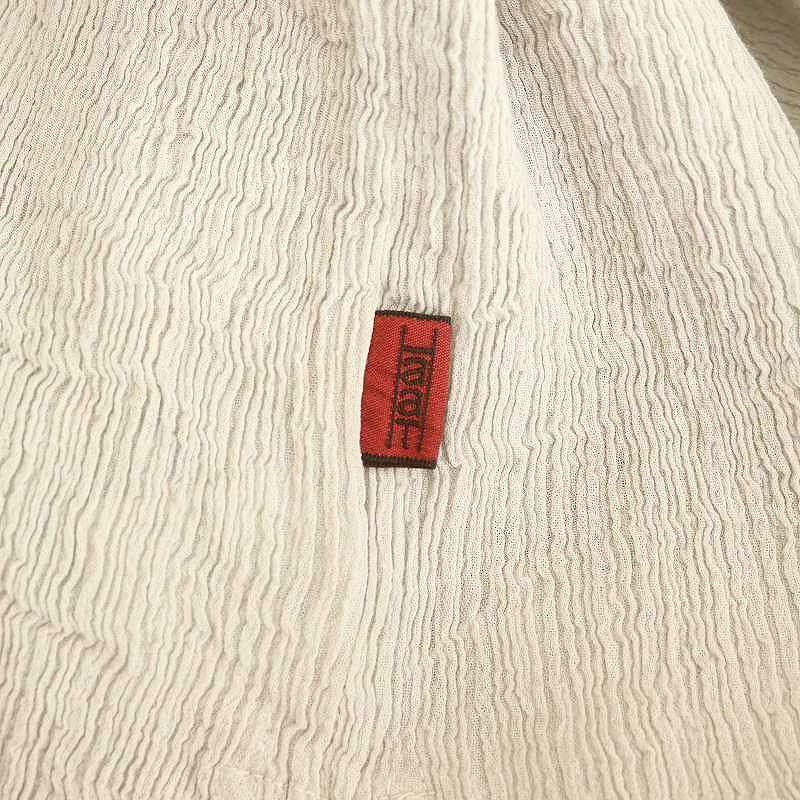 ハート Haat イッセイミヤケ ISSEY MIYAKE  24SS KYO CHIJIMI MAY シャツ ブラウス 長袖 2 グレー HA41FJ745 /DF ■OS レディース 中古】ハート Haat イッセイミヤケ ISSEY MIYAKE 24SS KYO