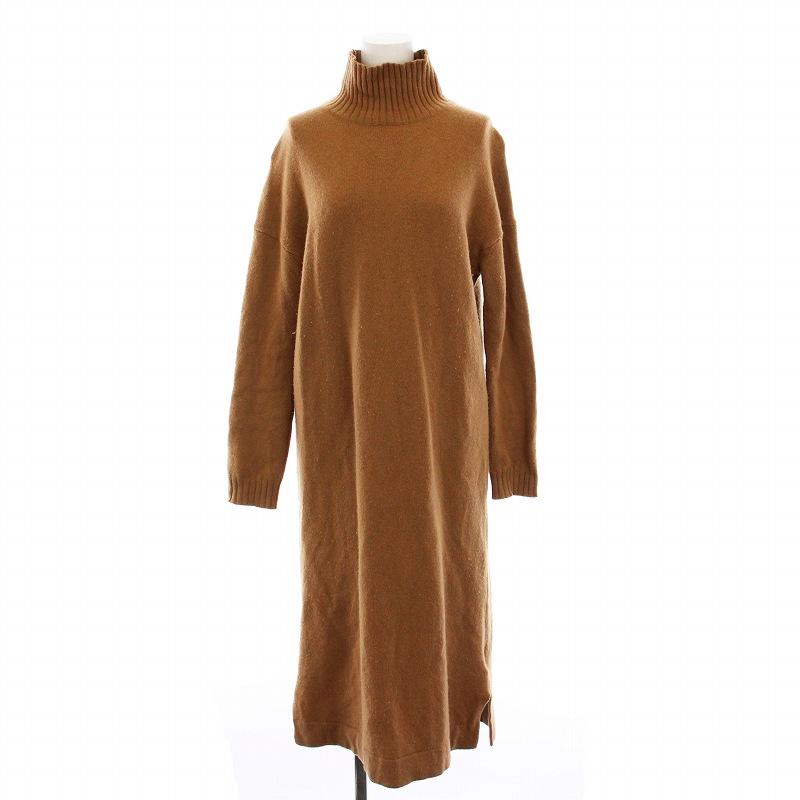 ドレステリア DRESSTERIOR ウール ニットワンピース ロング 長袖 38 