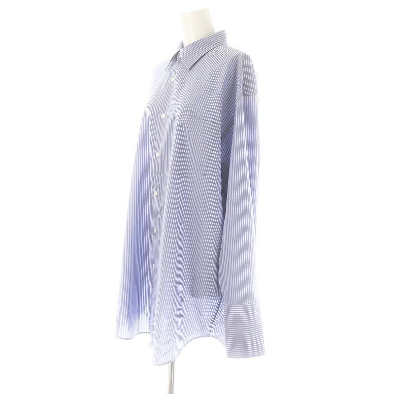 オーラリー AURALEE 24SS SUPER FINE WOOL STRIPE SHIRT シャツ 