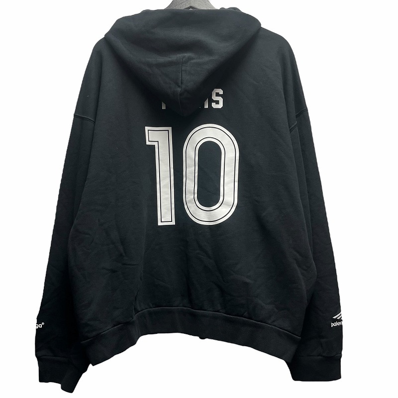 24ss balenciaga soccer ジップパーカー バレンシアガ BALENCIAGA 24SS Soccer Paris Zip-Hoodie