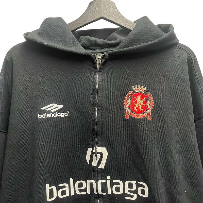24ss balenciaga soccer ジップパーカー 楽天市場】バレンシアガ BALENCIAGA サイズ:S Soccer Paris Zip
