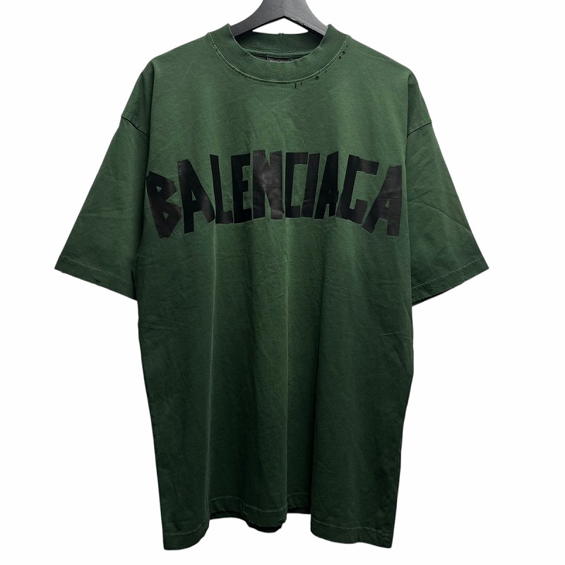 バレンシアガ BALENCIAGA Tape Medium Fit T-Shirt テープロゴ