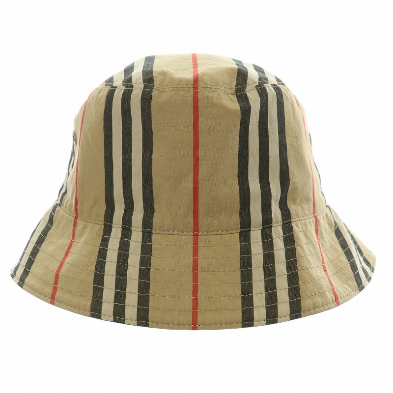 BURBERRYノバチェック×ベージュ リバーシブル バケットハット