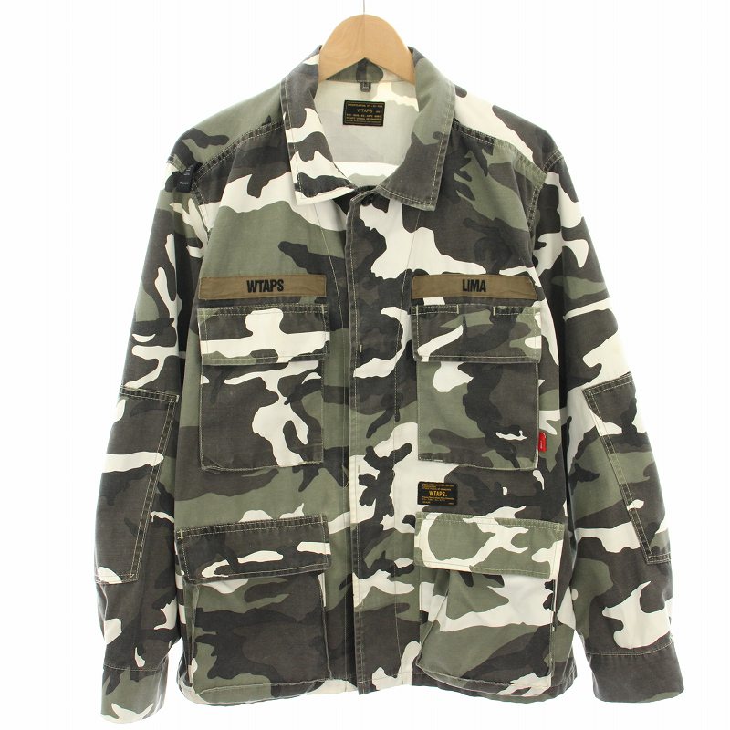 ダブルタップス WTAPS 16SS ジャングルロングスリーブ02シャツアーバン