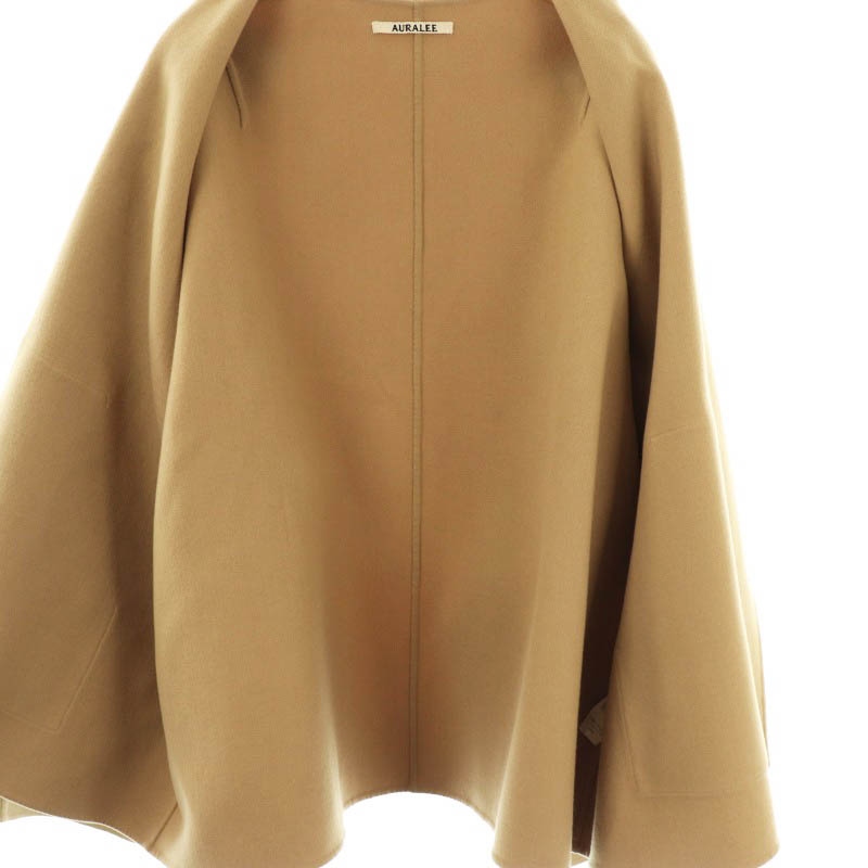 【AURALEE/オーラリー】ノーカラー ジャケット オーラリー AURALEE SUPER FINE MELTON NO COLLAR BLOUSON ノー