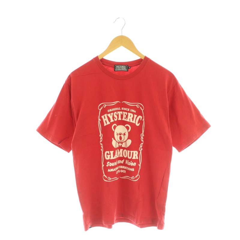 HYSTERICGLAMOR Tシャツ メンズ M MUSIC STORES Tシャツ|HYSTERIC GLAMOUR MEN | HYSTERIC GLAMOUR