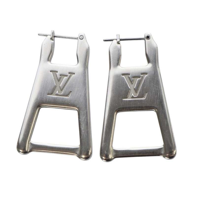 ルイヴィトン LOUIS VUITTON ブックル ドレイユ LV ジップピアス
