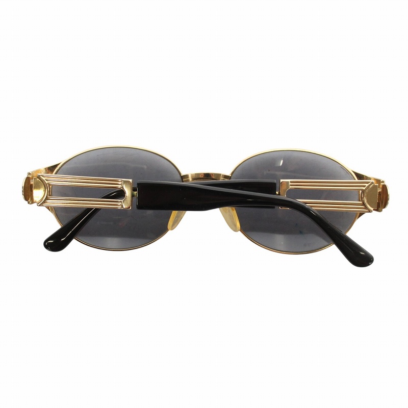 美品 イヴ・サンローラン サングラス ロゴ 装飾 メタルフレーム ケース  