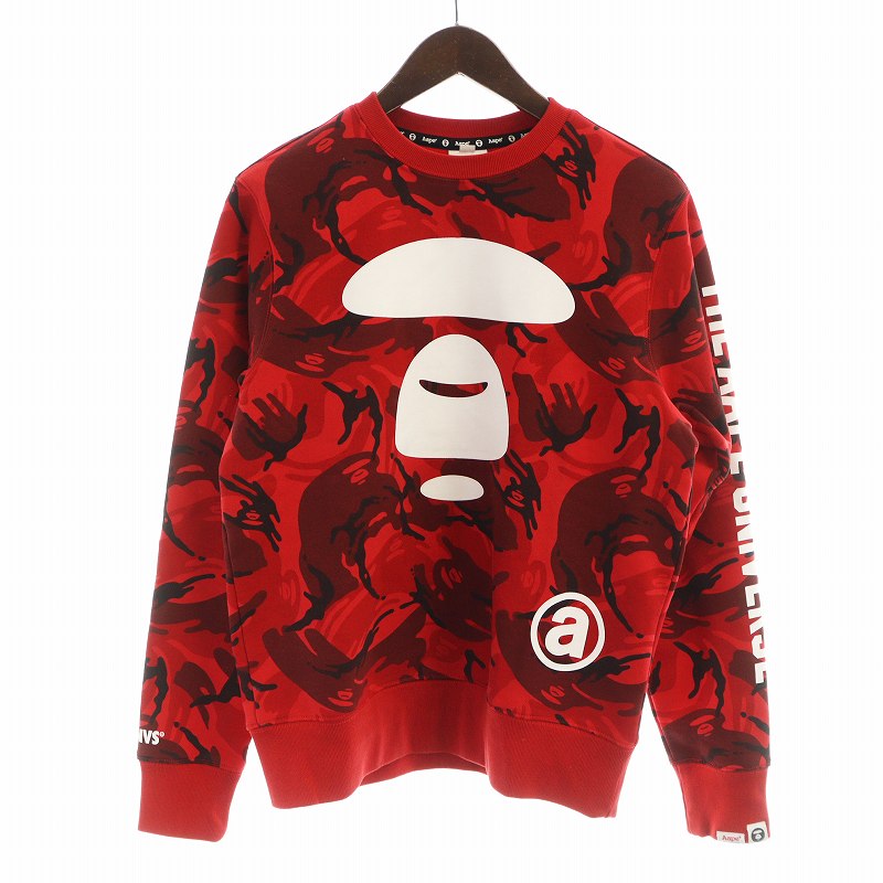 アベイシングエイプ A BATHING APE トレーナー スウェット 長袖 迷彩