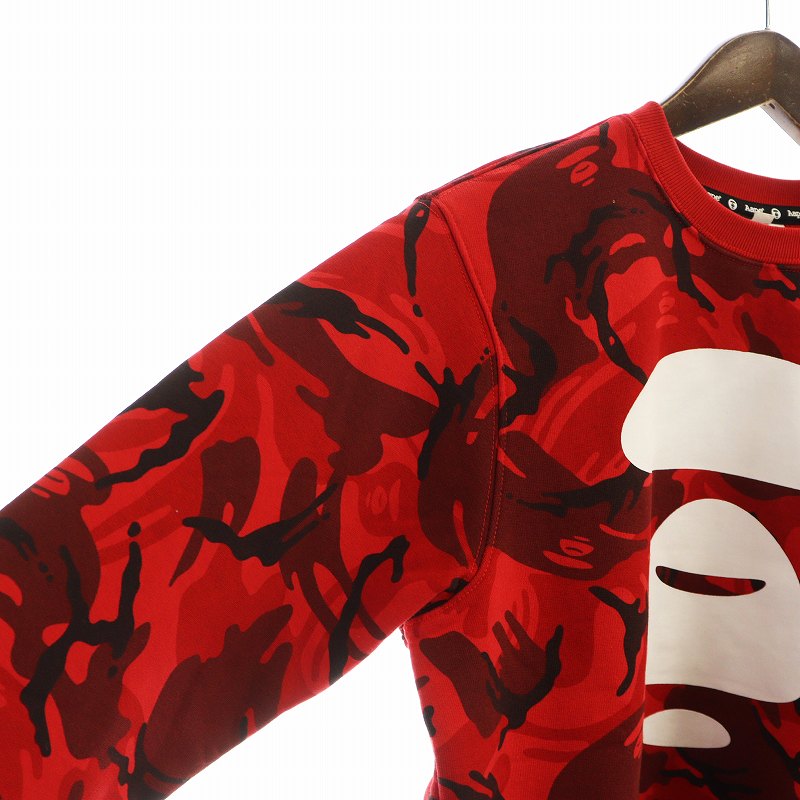 アベイシングエイプ A BATHING APE トレーナー スウェット 長袖 迷彩 