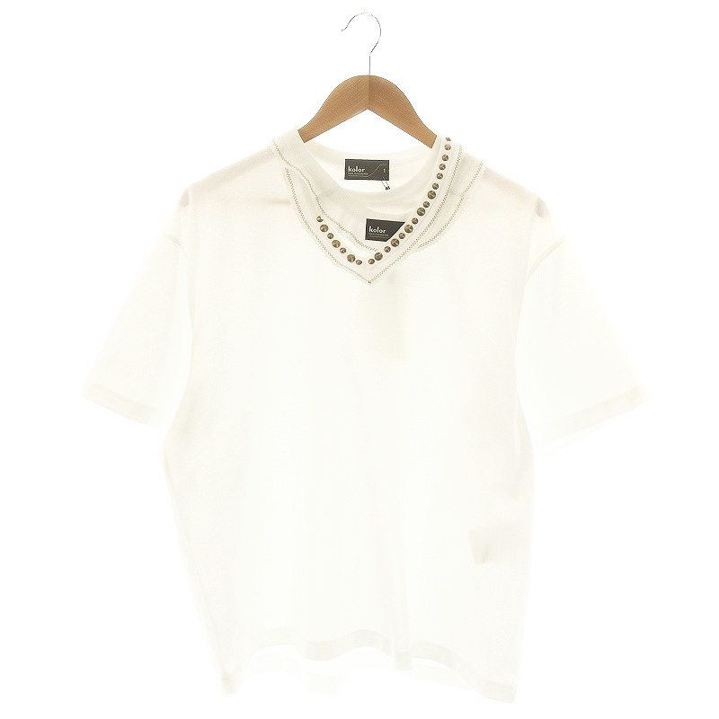 未使用品 カラー kolor タグ付き 25SS 25SCM-T09206-A T-Shirt Tシャツ 