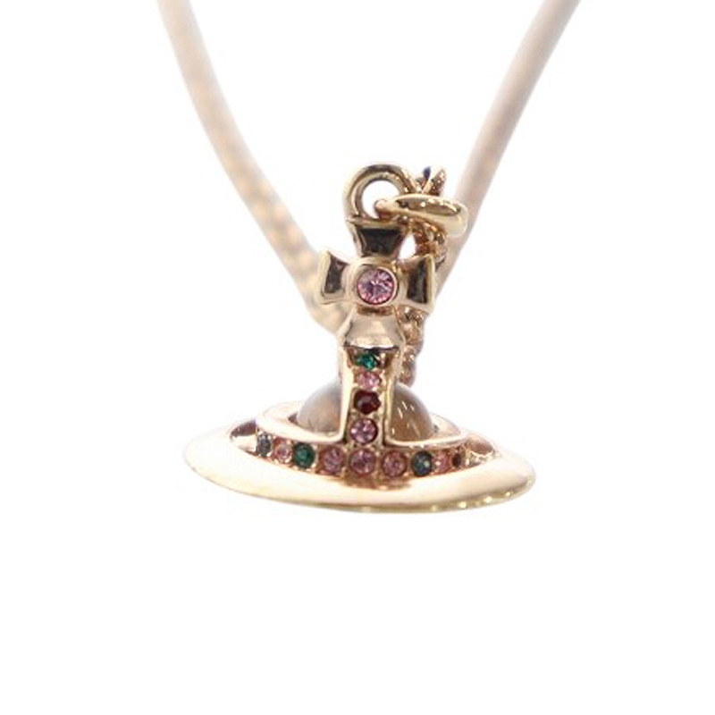 【極美品】Vivienne Westwood オーブマーク　ストーンネックレス 未使用品 ヴィヴィアンウエストウッド Vivienne Westwood ビッグ