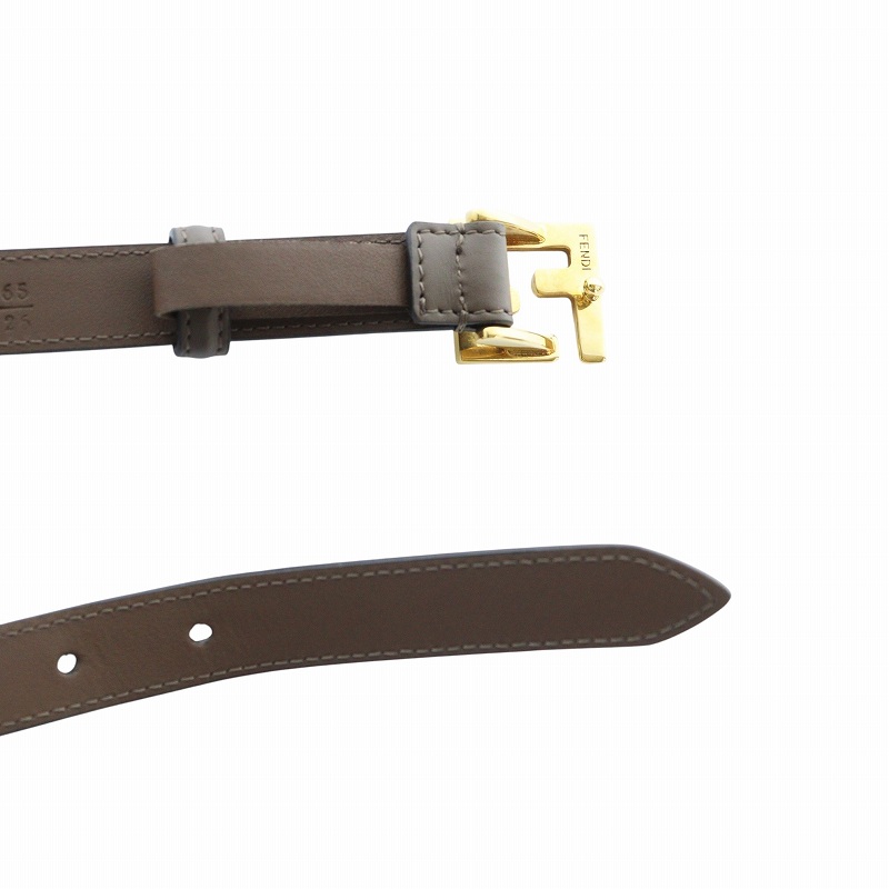フェンディ FENDI FF BELT ベルト レザー ズッカ ロゴ バックル