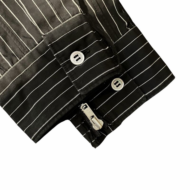 コムデギャルソンブラック COMME des GARCONS BLACK 25SS Stripe Zip
