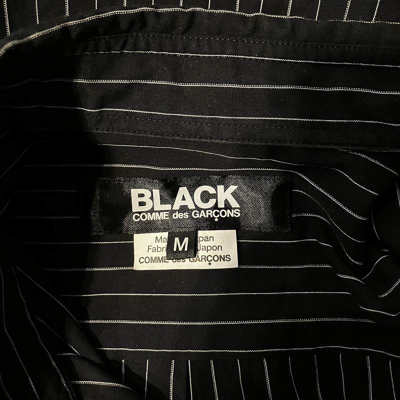 コムデギャルソンブラック COMME des GARCONS BLACK 25SS Stripe Zip