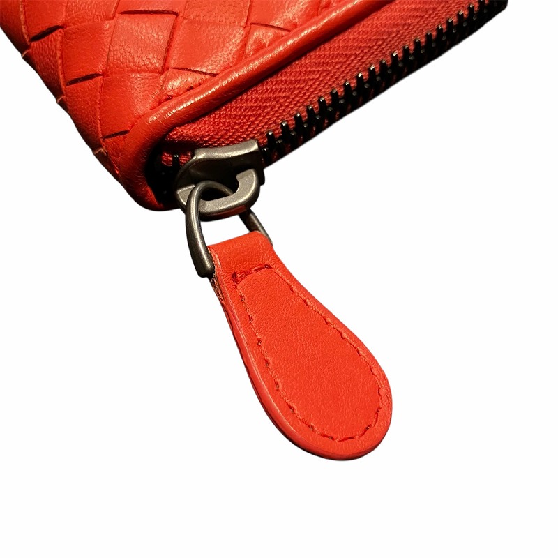 BOTTEGA VENETA ミニ財布 ケース RED 未使用品 ボッテガヴェネタ BOTTEGA VENETA コンパクトウォレット ミニ財布