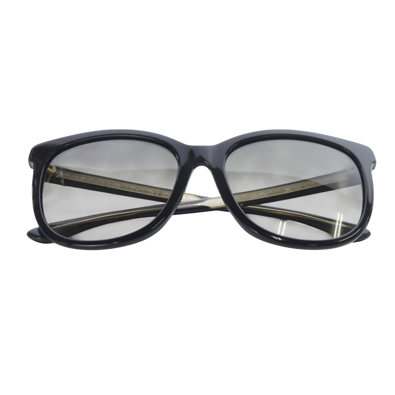 グッチ GUCCI キャットアイ サングラス グラデーション 56□17-145 黒  