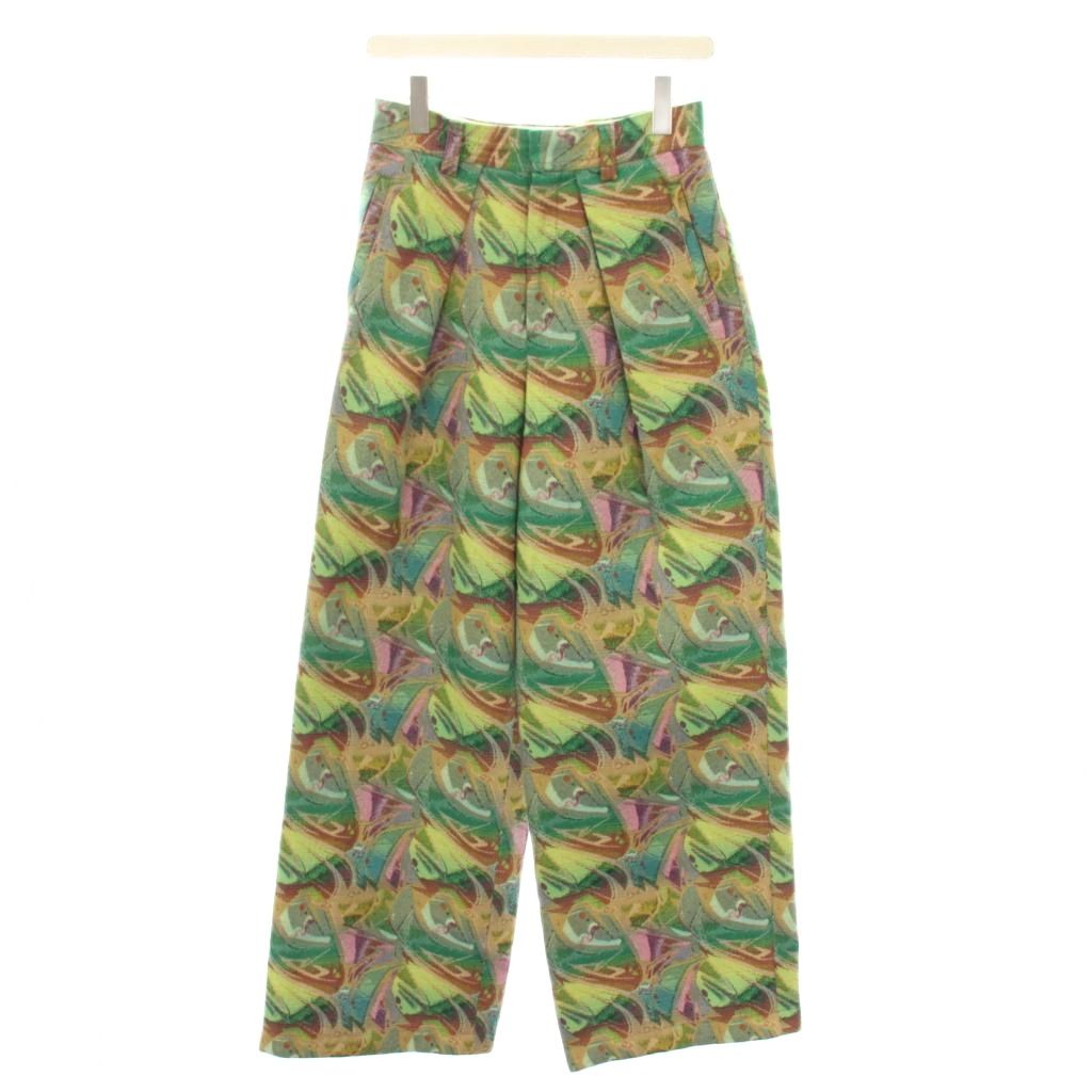 キャバン CABaN 23SS コットンポリエステルジャカード 1タックワイド  