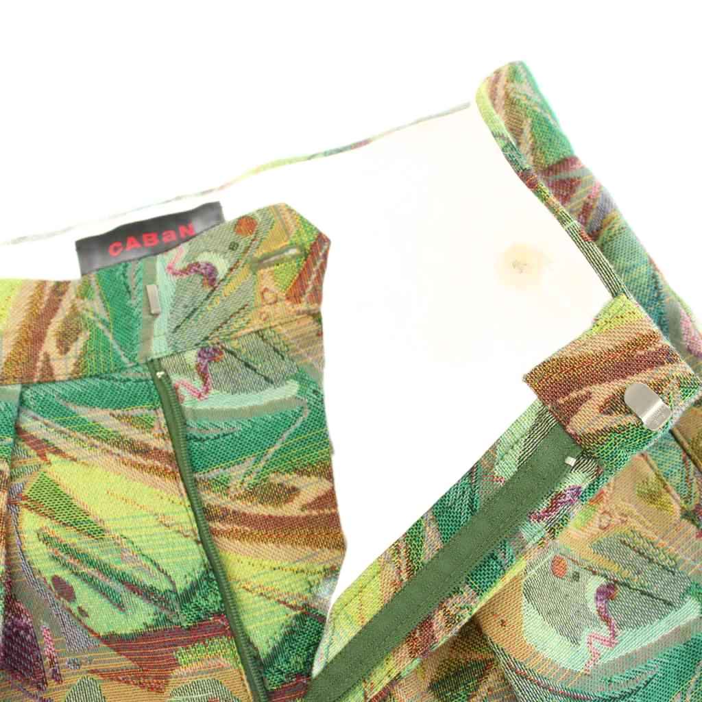 キャバン CABaN 23SS コットンポリエステルジャカード 1タックワイド  