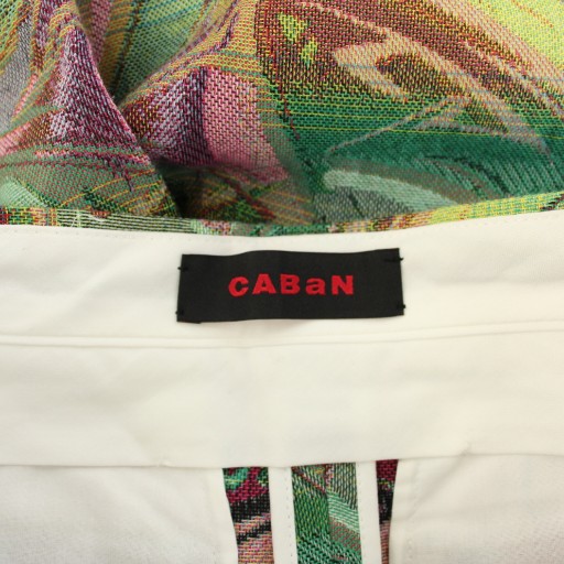 キャバン CABaN 23SS コットンポリエステルジャカード 1タックワイド  