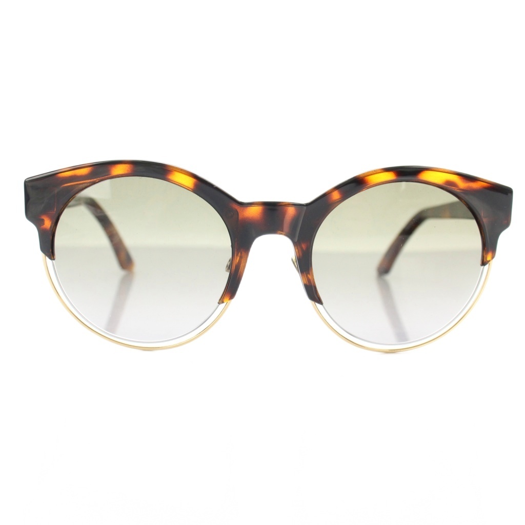【中古】ディオール Dior sideral1 サングラス 眼鏡 アイウェア キャットアイ べっ甲柄 茶 ブラウン SDM12BNWBM ディオール Dior sideral1 サングラス 眼鏡 アイウェア キャットアイ