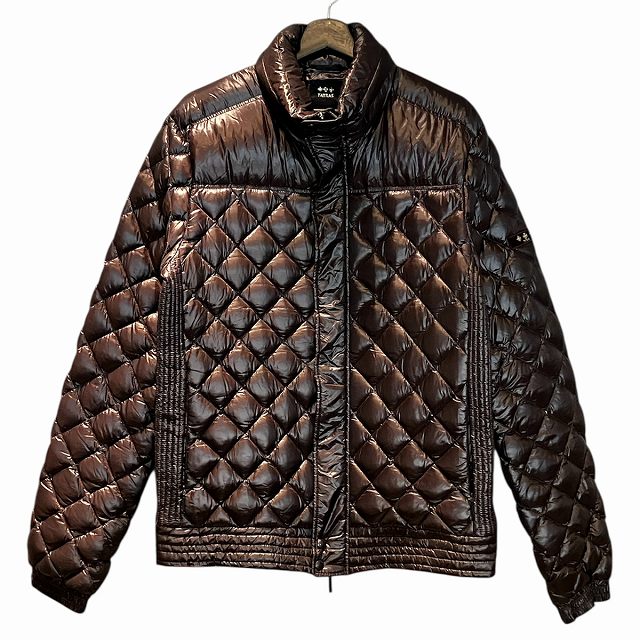 TATRAS ダークブラウン フード付きダウンジャケット 中古・古着通販