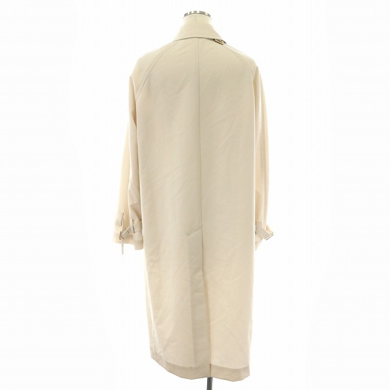 オーラリー AURALEE WOOL MAX CANVAS CHAMBRAY SOUTIEN COLLAR COAT