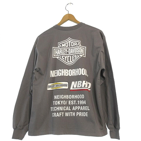 ネイバーフッド NEIGHBORHOOD HARLEY-DAVIDSON Tシャツ ロンT プリント 
