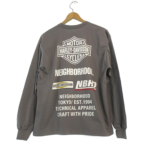 ネイバーフッド NEIGHBORHOOD HARLEY-DAVIDSON Tシャツ ロンT プリント 