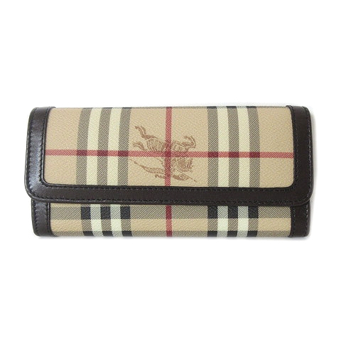 バーバリー BURBERRY 長財布 ウォレット フラップ ノバチェック