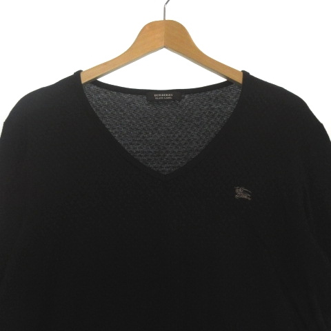 BURBERRY BLACK LABEL Vネックセーター バーバリーブラックレーベル BURBERRY BLACK LABEL ニット V