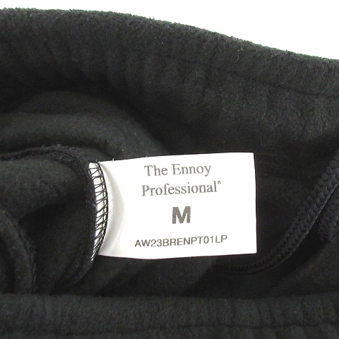 The Ennoy Professional フリースパンツ　Mサイズ ブラック ennoy フリースパンツ 黒 M ennoy フリースパンツ M black×black