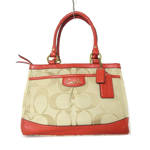 COACH キャンバス トート 公式】コーチアウトレット | ジップ トップ トート