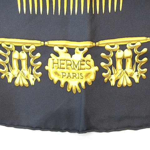 エルメス HERMES カレ90 LES CAVALIERS D'OR 黄金の騎士 シルク