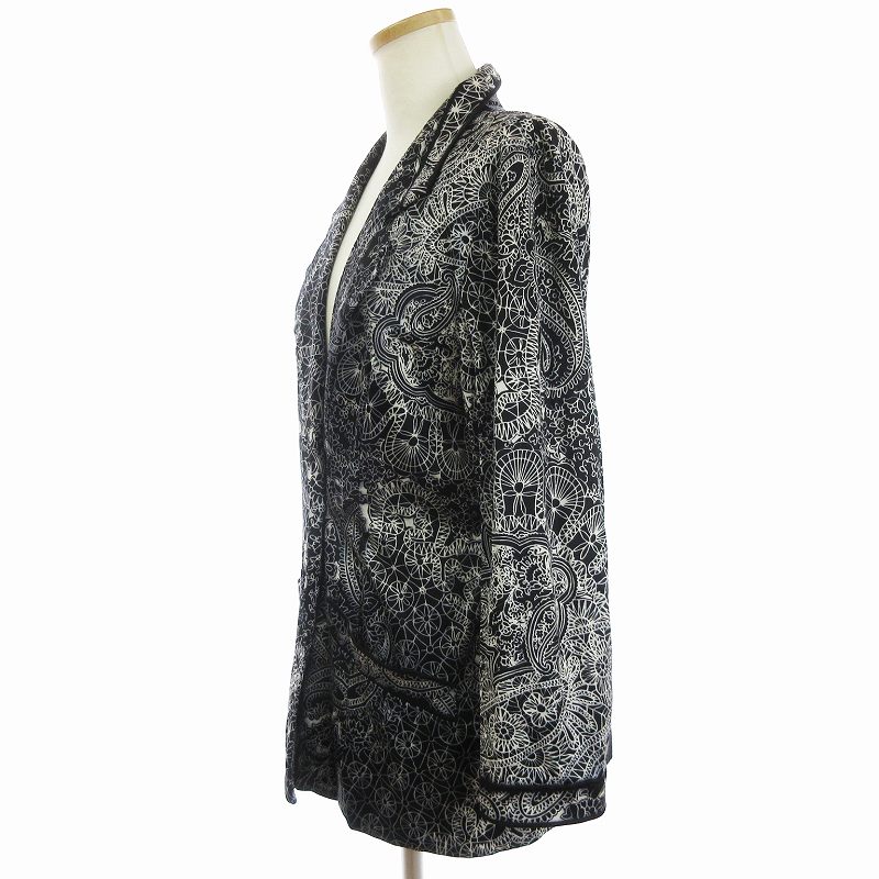 LEONARD レオナール テーラードジャケット アンサンブル ペイズリー柄